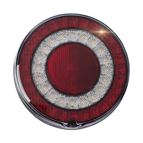 Piloto Trasero Redondo Led Bbs V Posicion Freno Intermitente Jokon